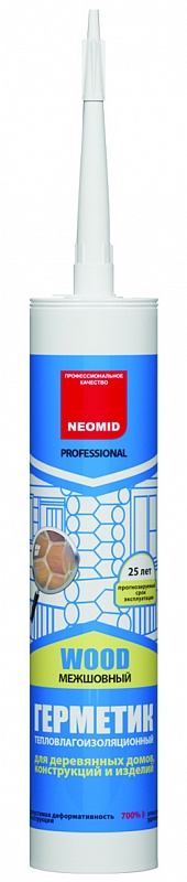 Герметик строительный Теплый дом Wood Professional 310 мл Тик