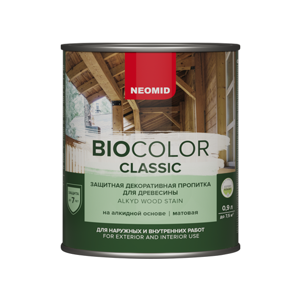 BIO COLOR CLASSIC Декоративная пропитка, Бесцветный 0,9л