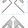 Docke: Внешний угол 75/30 мм