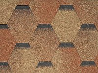 Гибкая черепица Laplandia Hexa Terracotta (Терракотовый)